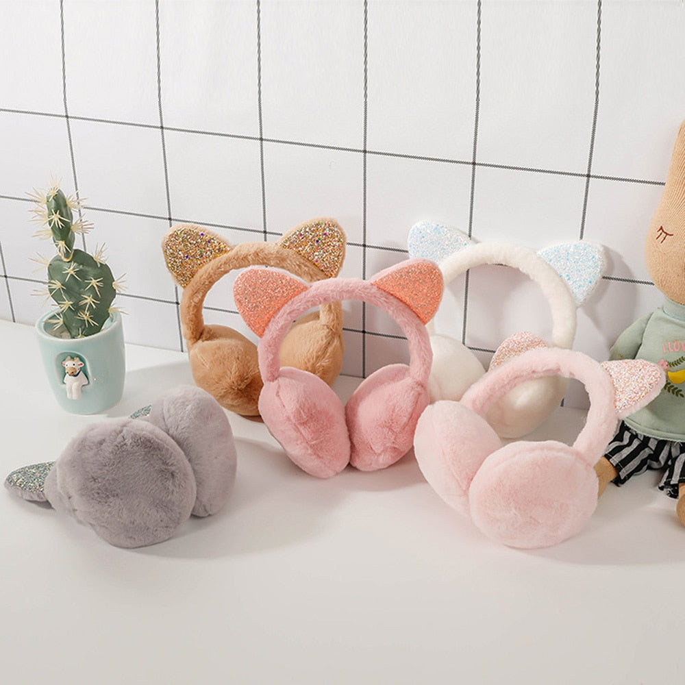 Cat Plush Earmuffs - Cat Plush Earmuffs