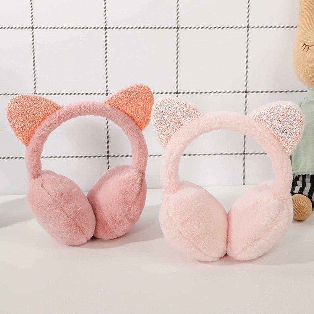 Cat Plush Earmuffs - Cat Plush Earmuffs