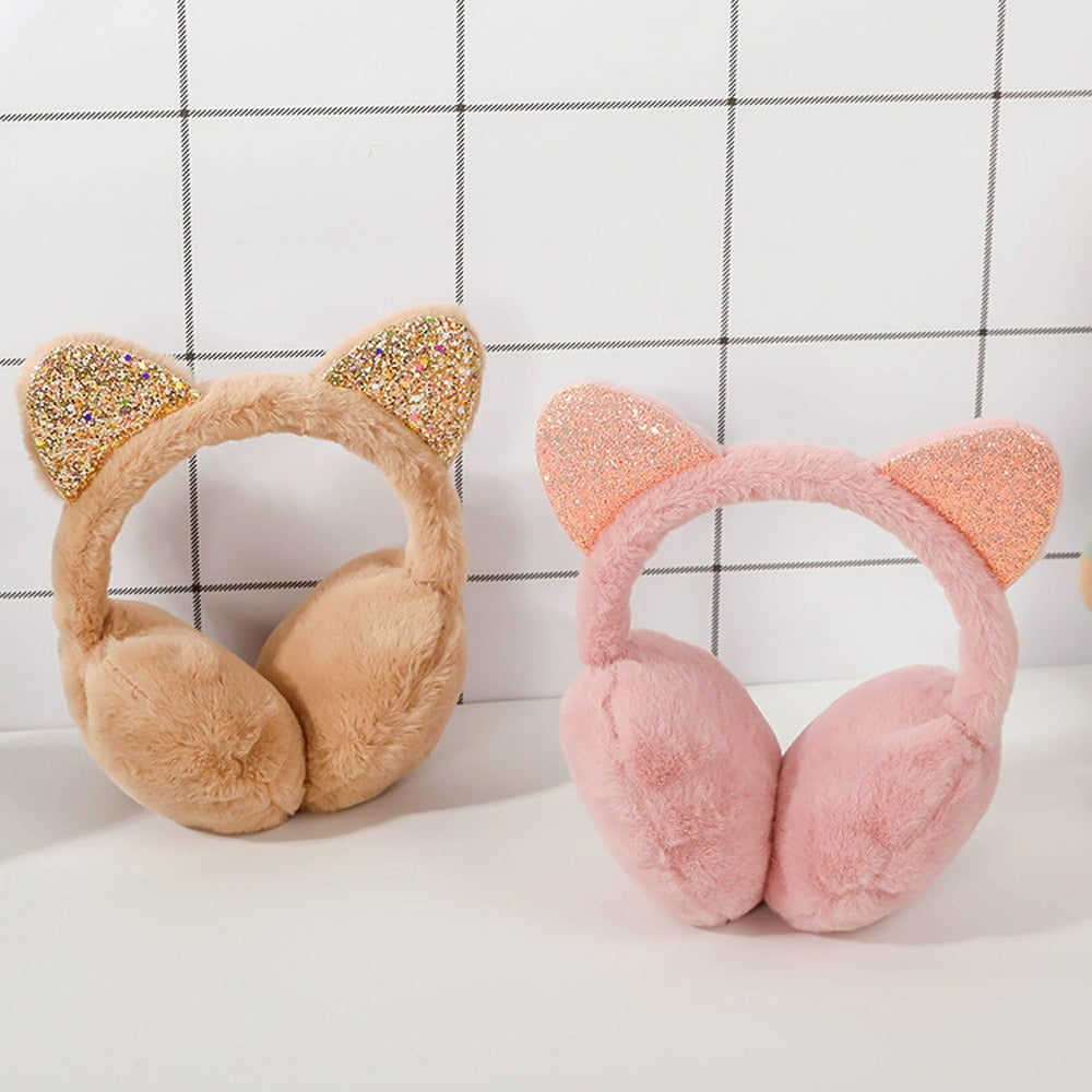 Cat Plush Earmuffs - Cat Plush Earmuffs