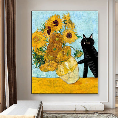 Cat Posters Art Prints - Cat poster