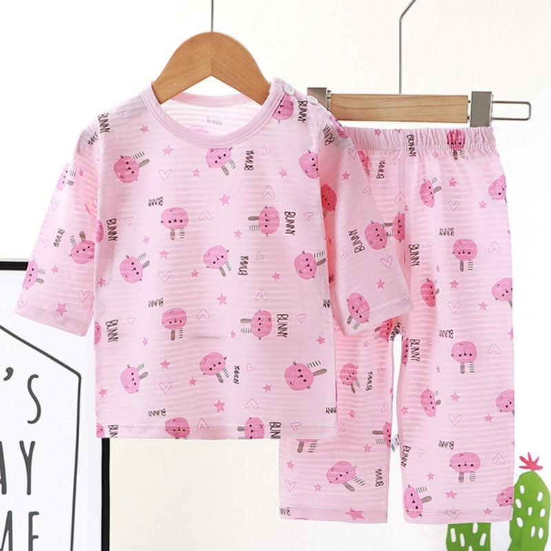 Cat Print Pajamas - Cat pajamas
