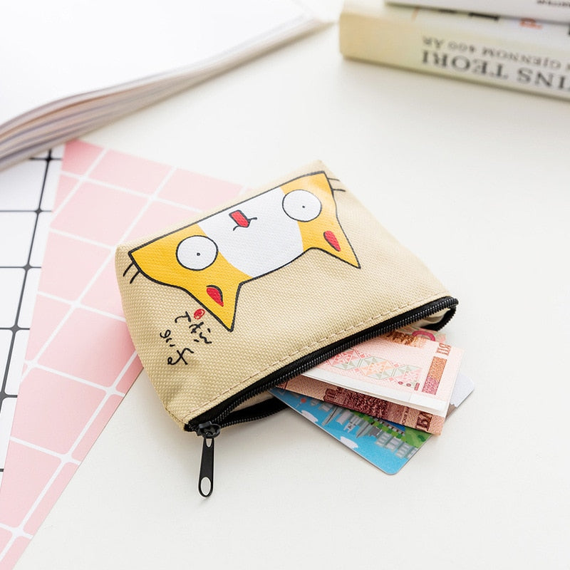 Cat Print Purse - Cat purse