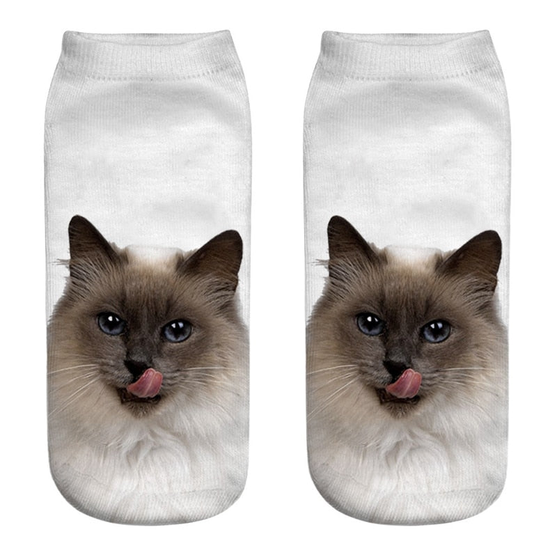 Cat Print Socks - Style2 / China / 34-41(EUR) - Cat Socks