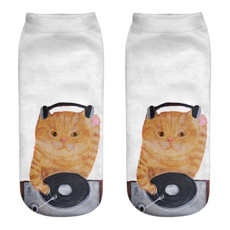Cat Print Socks - Style12 / China / 34-41(EUR) - Cat Socks
