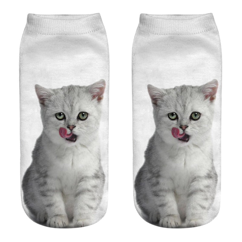 Cat Print Socks - Style3 / China / 34-41(EUR) - Cat Socks