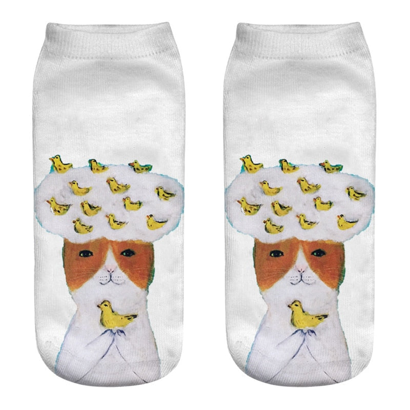 Cat Print Socks - Style8 / China / 34-41(EUR) - Cat Socks