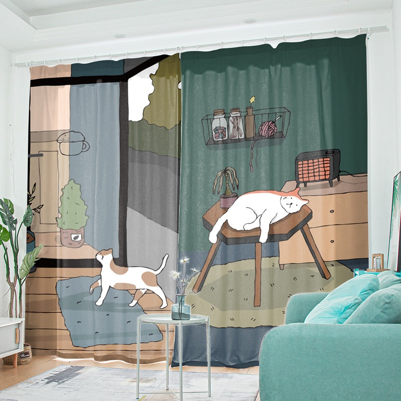 Cat Proof Curtains - cat curtains