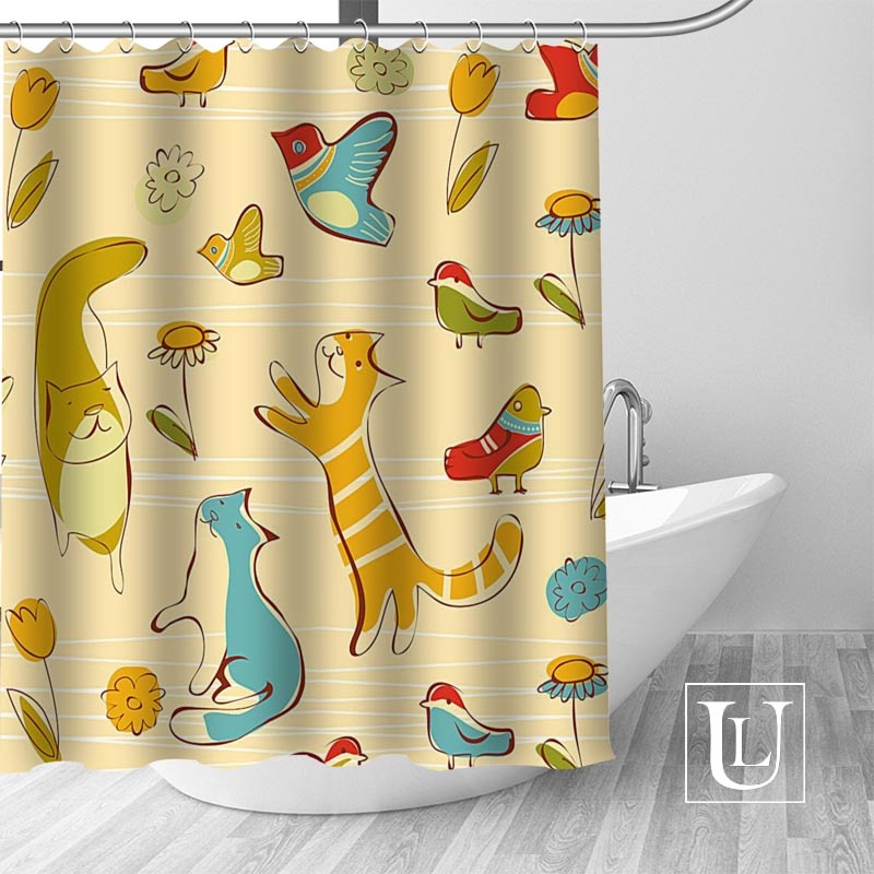 Cat Proof Shower Curtain - 18 / 90x180cm