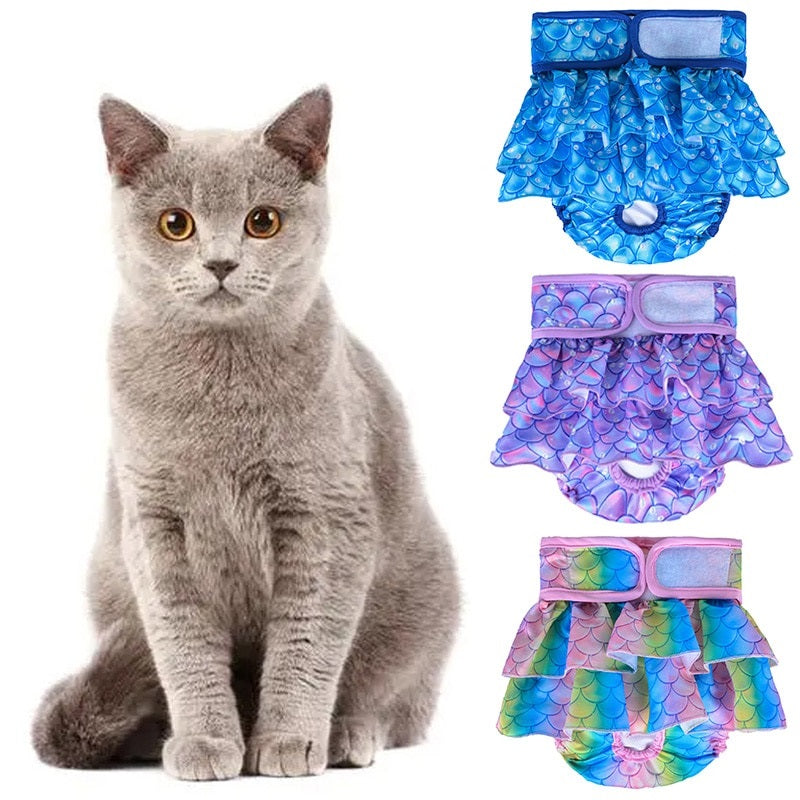 Cat Purple Pants for Cats - pants for cats