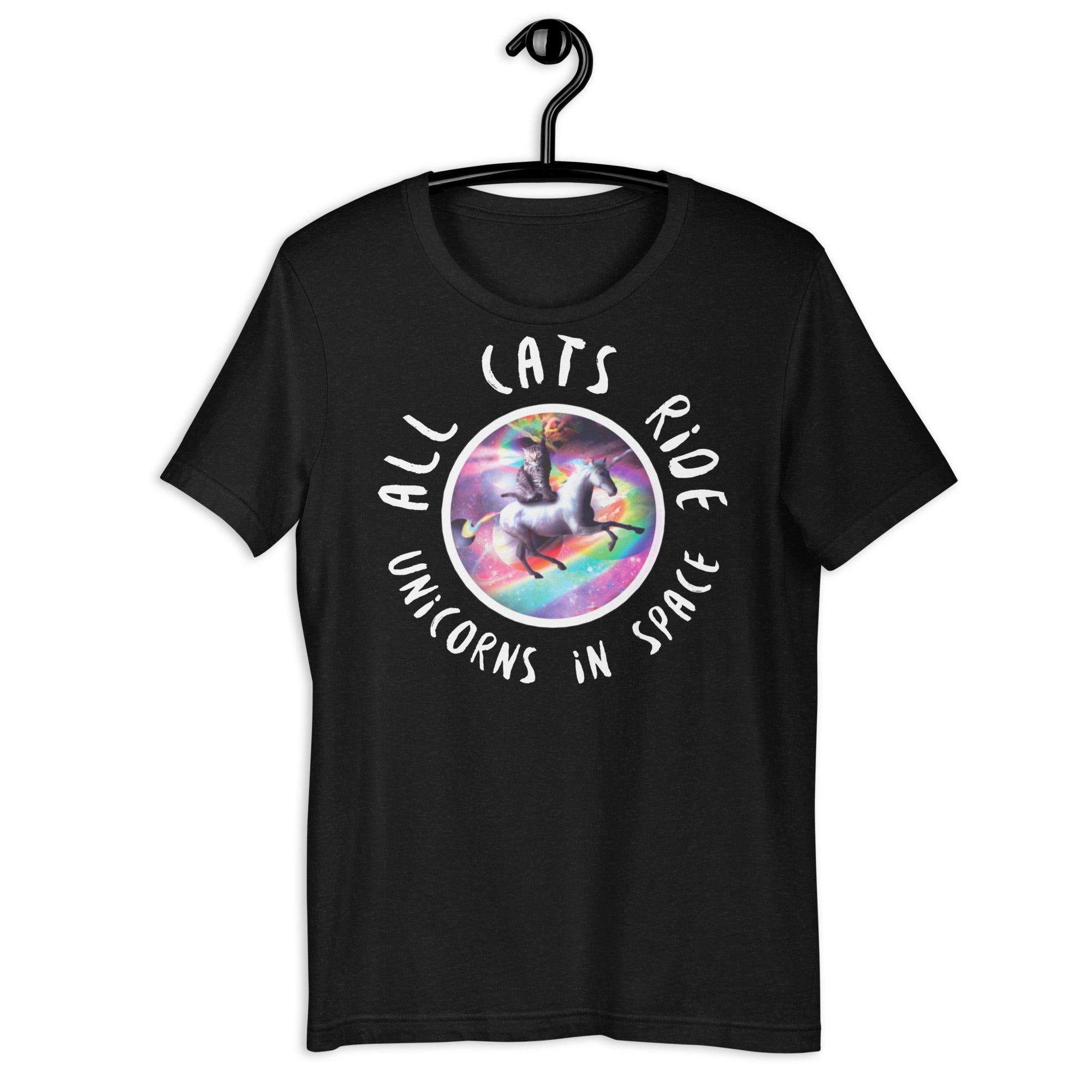 Cat Riding Unicorn shirt