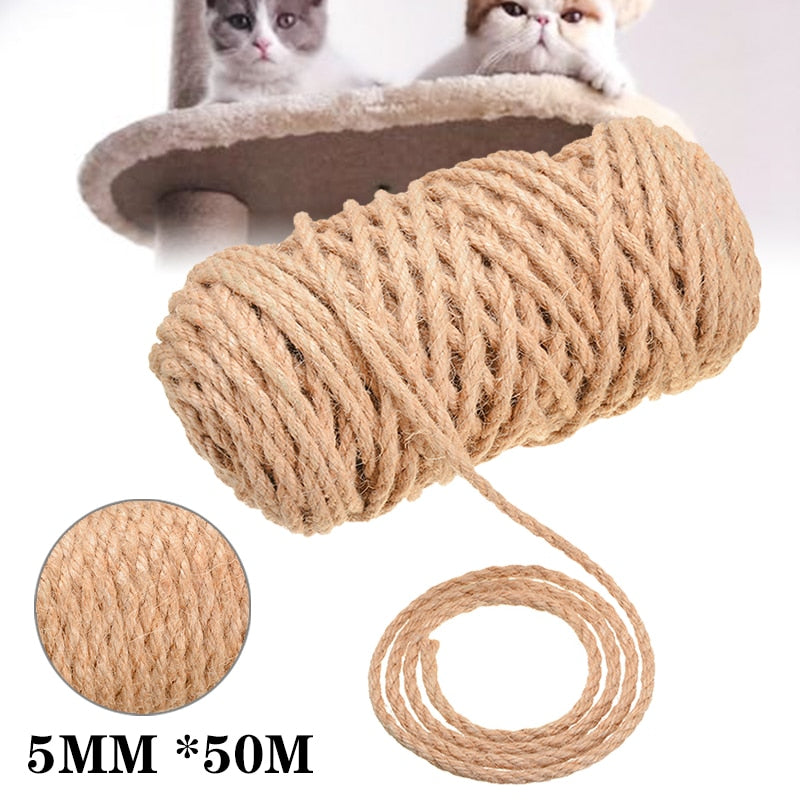 Cat Scratching Post Rope - Beige / 30M - Cat scratching post