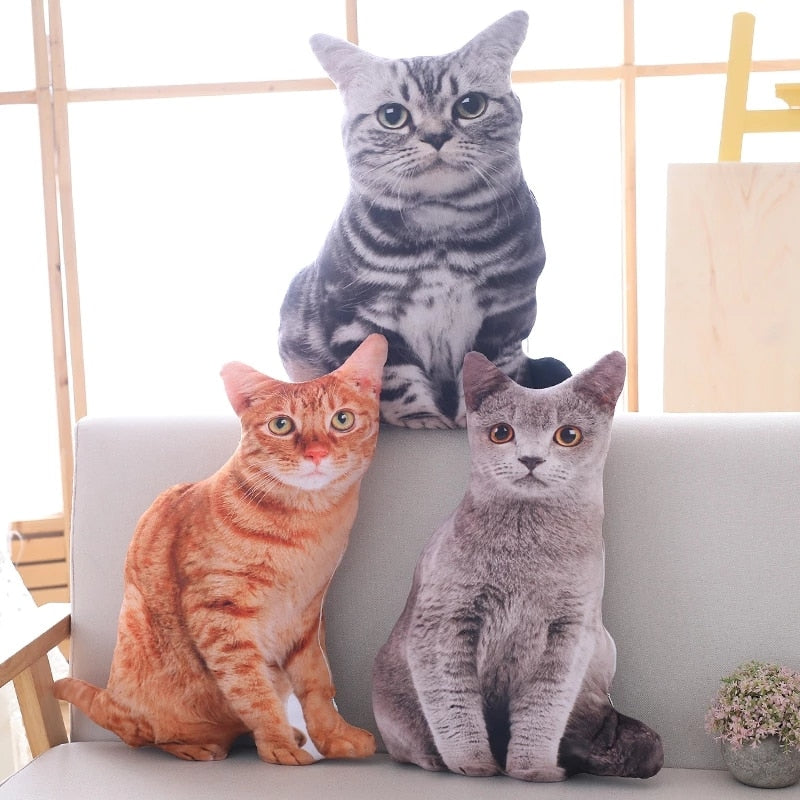 Cat Shaped Pillow