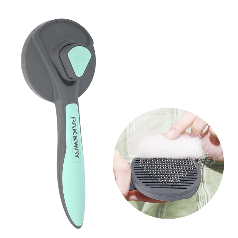 Cat Shedding Brush - Light Green