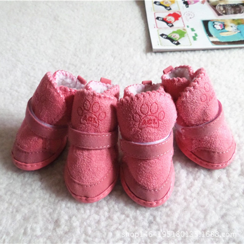 Cat Shoes for Winter - Pink / S - Shoes for Cats
