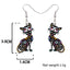 Cat Skeleton Earrings - Cat earrings