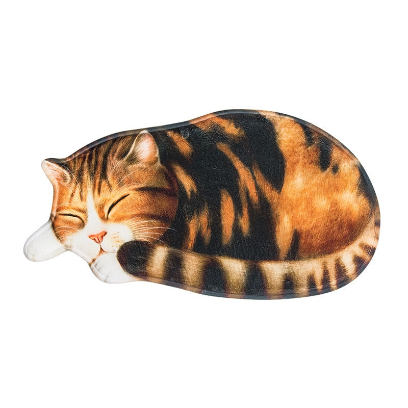 Cat Skin Rug - Golden Brown / 40X76cm