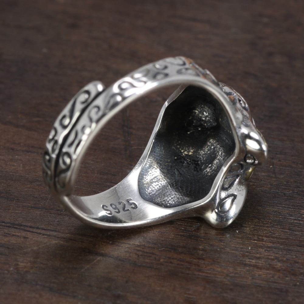Cat Skull Ring - cat rings