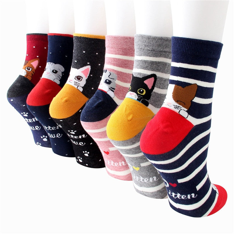 Cat Slipper Socks - Cat Socks