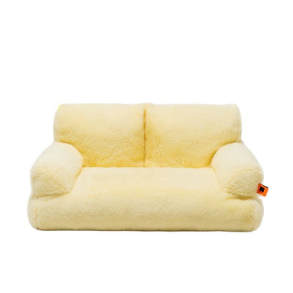 Cat Sofa Bed - Yellow / 66x37x33cm