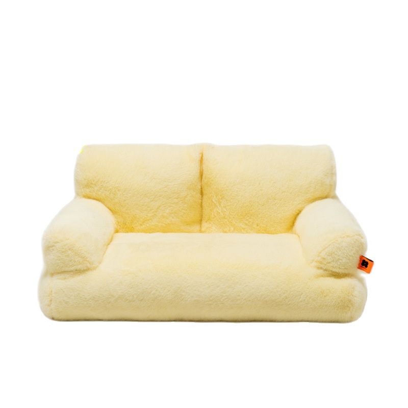 Cat Sofa Bed - Yellow / 66x37x33cm