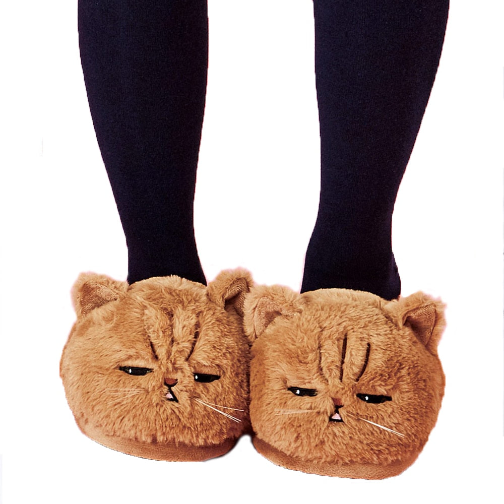 Cat Squishmallow Slippers - Sleepy / 4-6 - Cat slippers