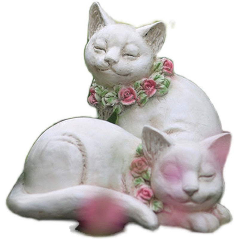 Cat Statues for the Garden