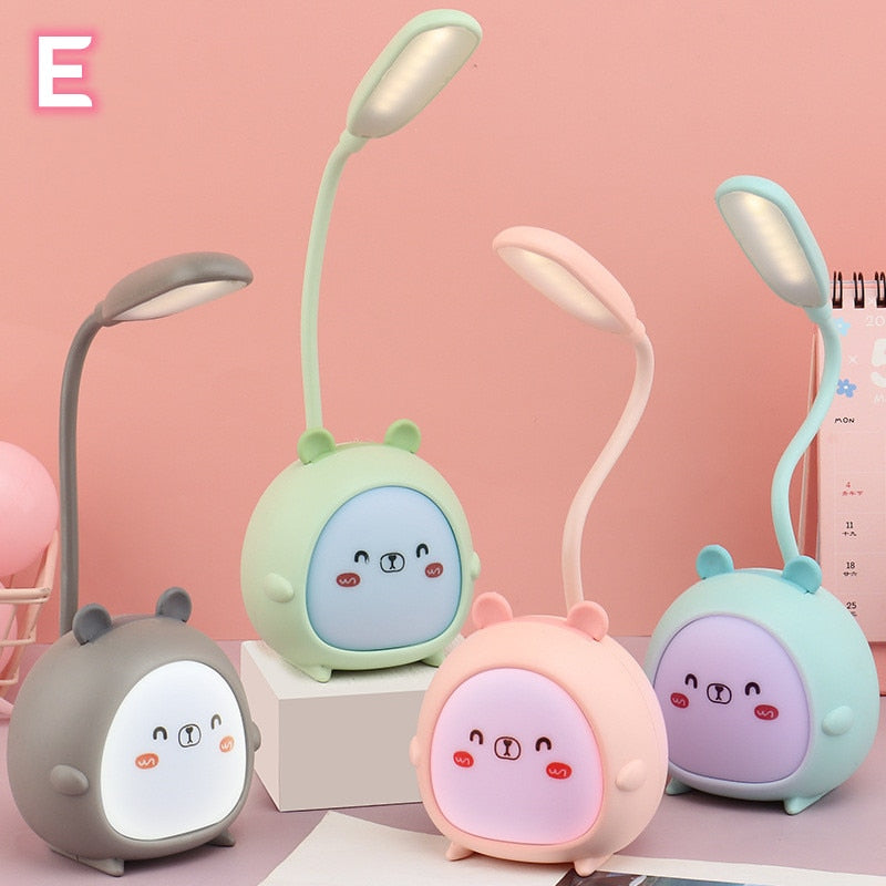 Cat Table Lamp - Puppy / green - Cat Table Lamp