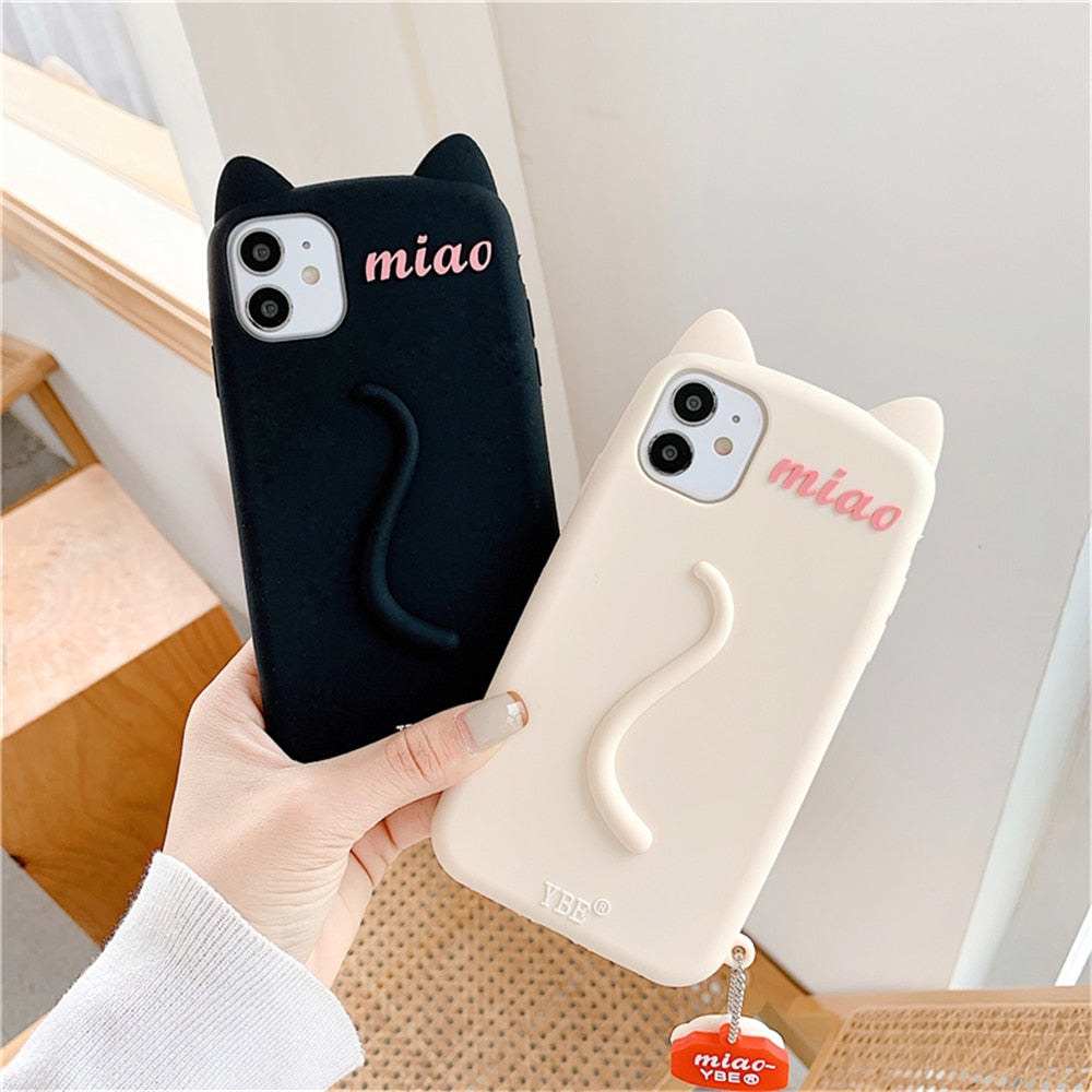 Cat Tail iPhone Case - Cat Phone Case