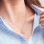 Cat Tail Moon Necklace - Cat necklace