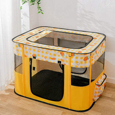 Cat Tent Bed - Orange / M
