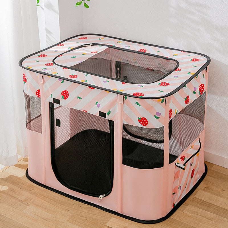 Cat Tent Bed - Pink / M