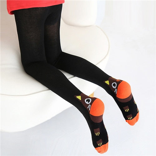 Cat Thigh High Socks - Black / S 3 to 4 years - Cat Socks