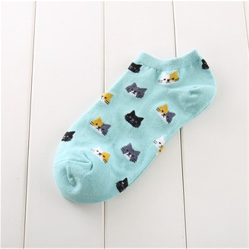 Cat Toe Socks - Blue / One Size - Cat Socks