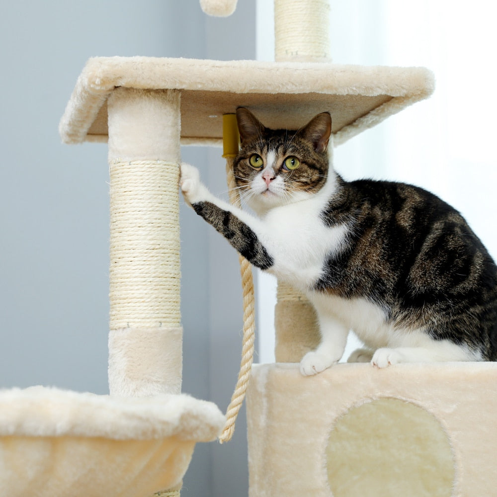 Cat Tree White - White / United States
