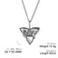 Cat Triquetra Necklace - Stainless - Cat necklace