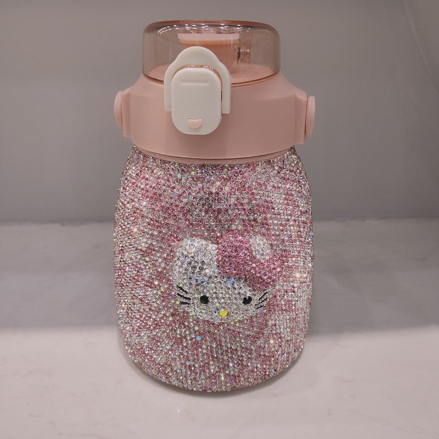Cat Vacuum Flask - 850ml / Pink