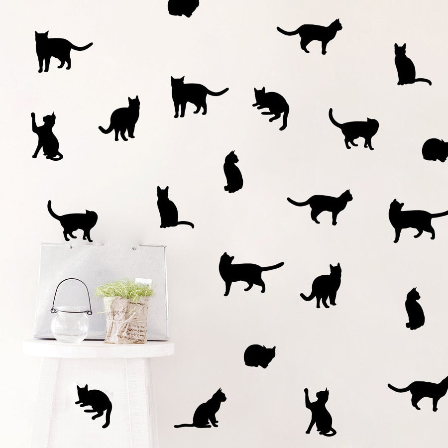 Cat Vinyl Wall Art
