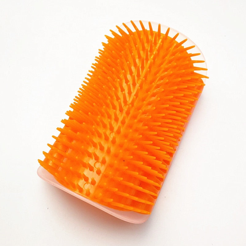 Cat Wall Brush - Orange / 13x8.5x4.7cm