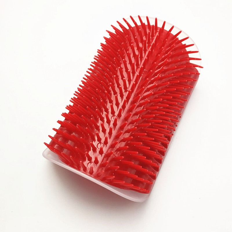 Cat Wall Brush - Red / 13x8.5x4.7cm