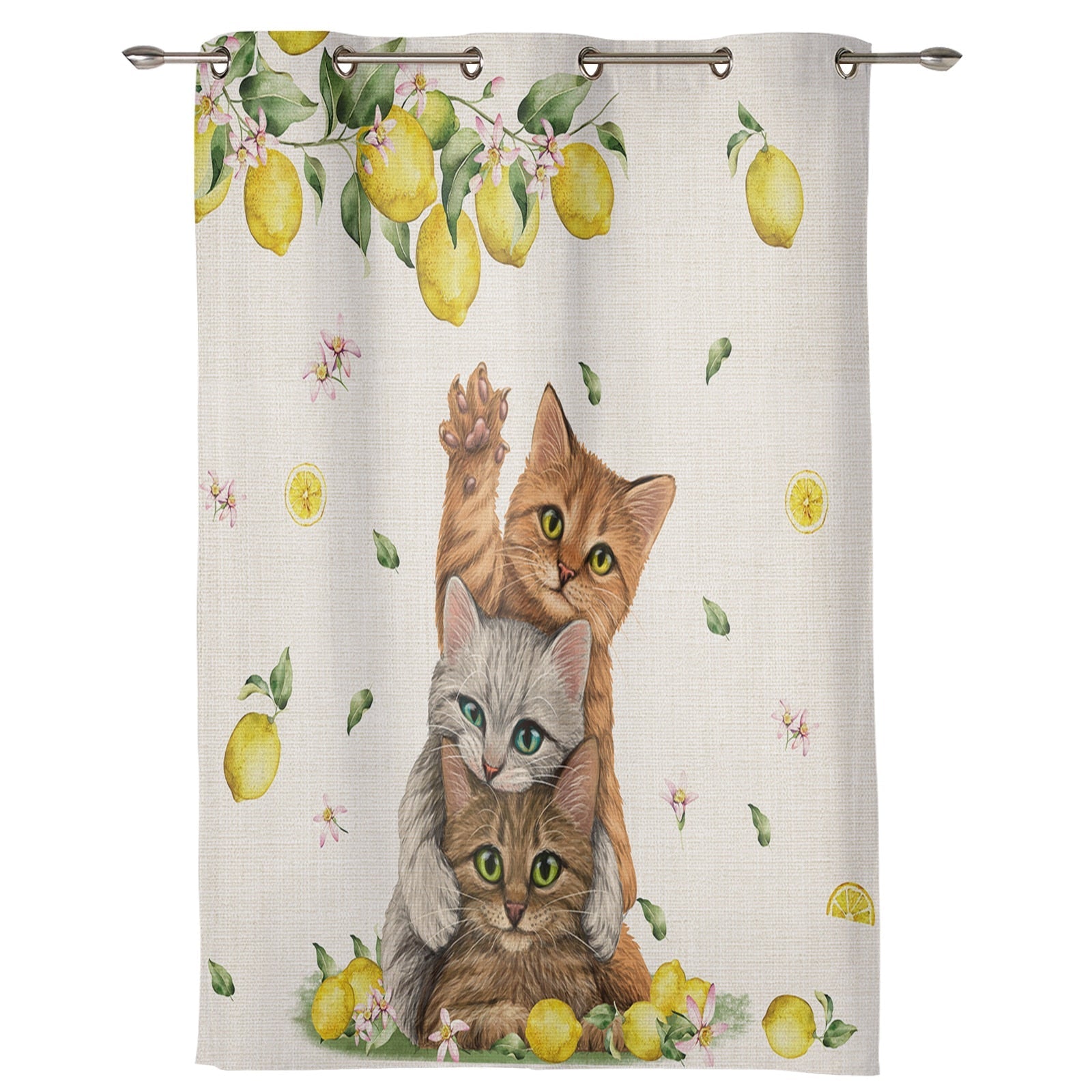 Cat Window Curtains - cat curtains