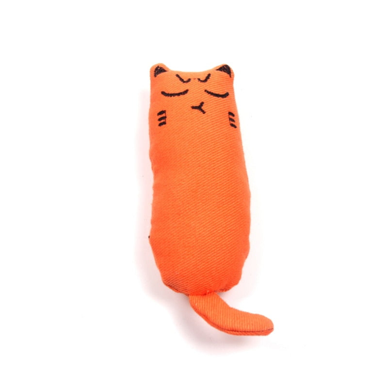 Catnip Cat Pillow - Orange