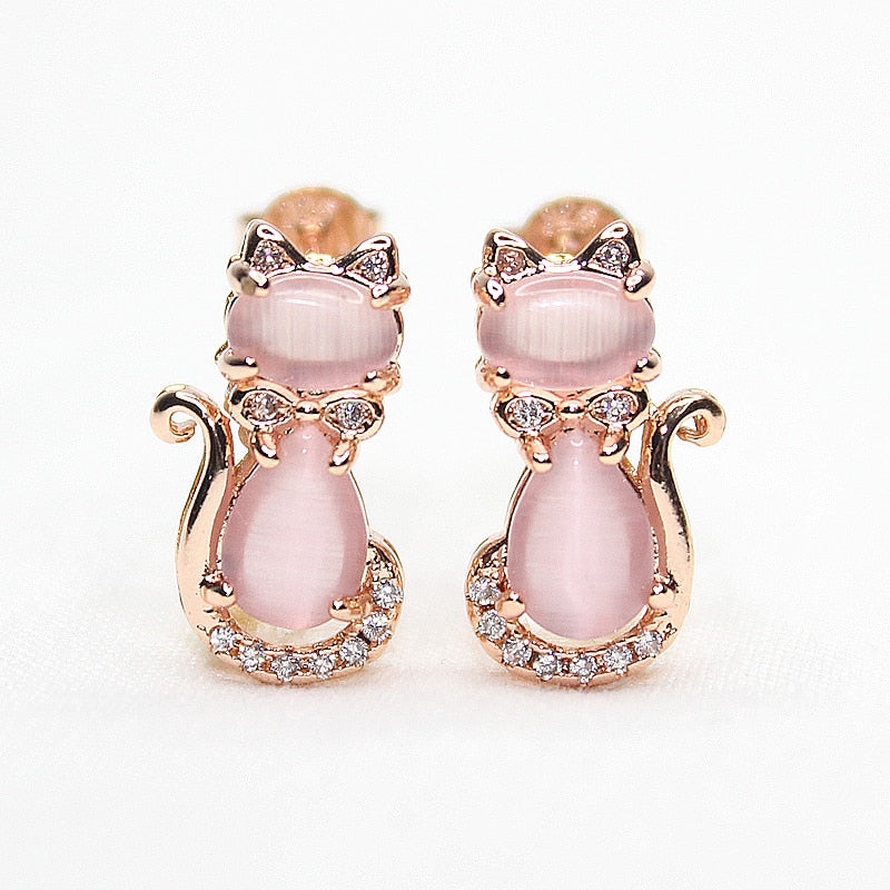 Cats Eye Earrings - Cat earrings