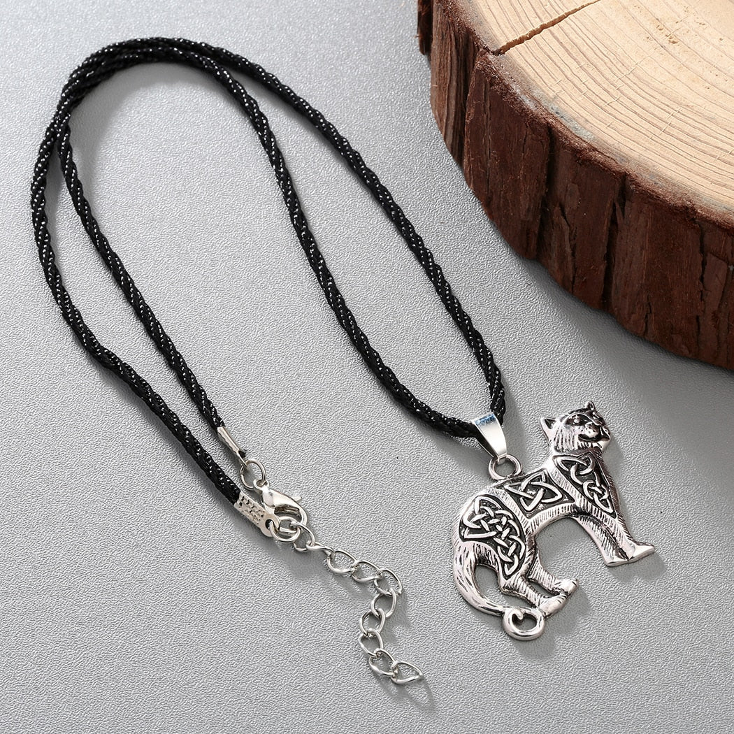 Celtic Cat Necklace - Cat necklace