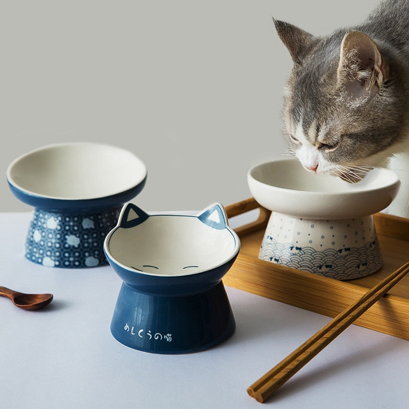 Ceramic Cat Bowls - Cat Bowls