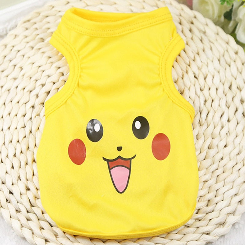 Character Cat Clothes - Vest-Pikachu / XS - Clothes for cats