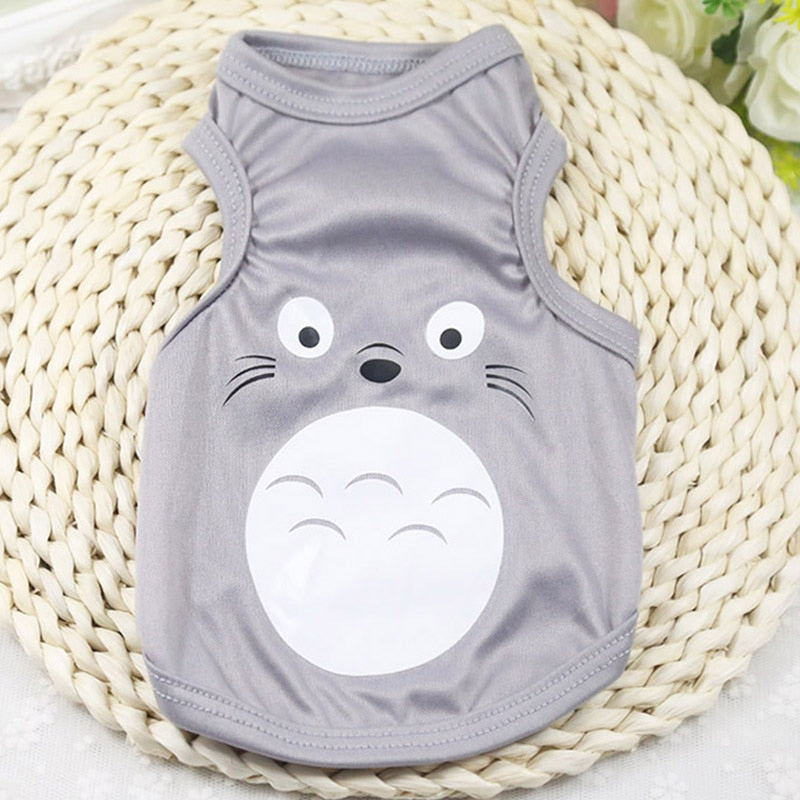 Character Cat Clothes - Vest-Totoro / XS - Clothes for cats