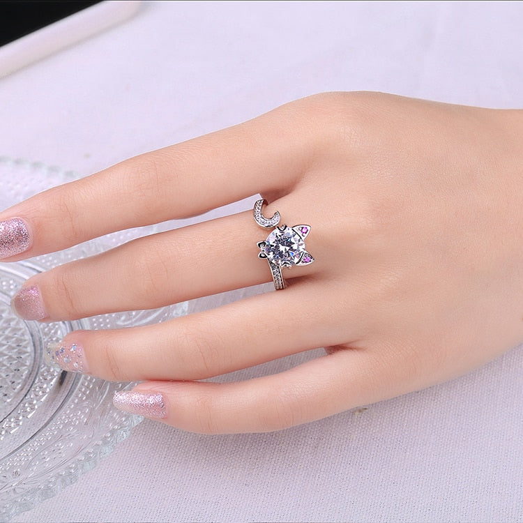Charming Cat Ring - cat rings