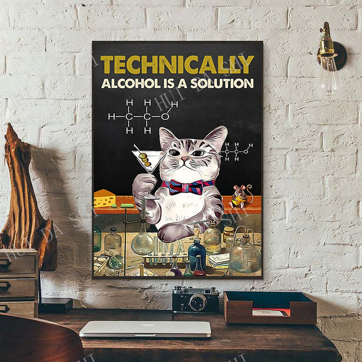 Chemistry Cat Posters - Cat poster