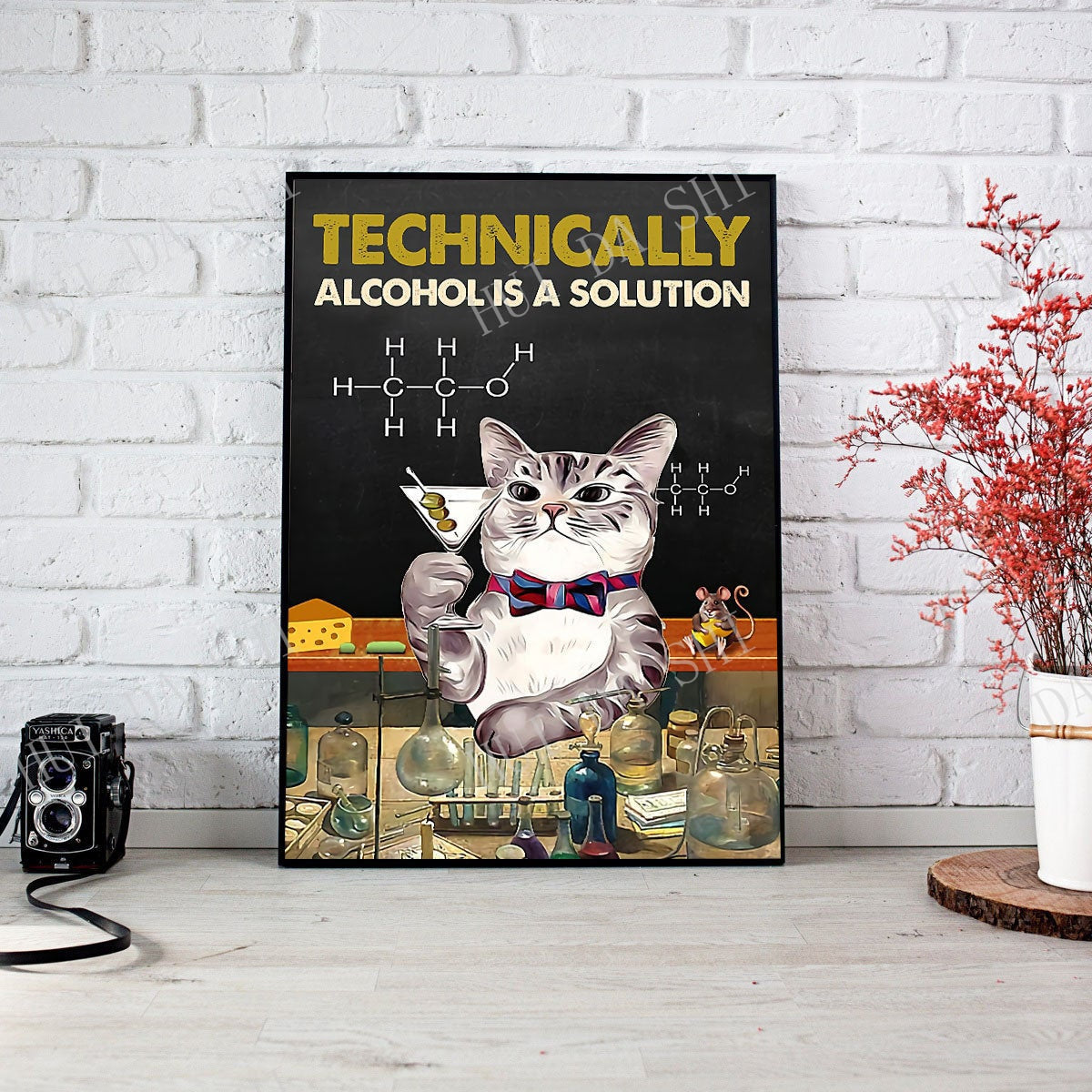Chemistry Cat Posters - Cat poster