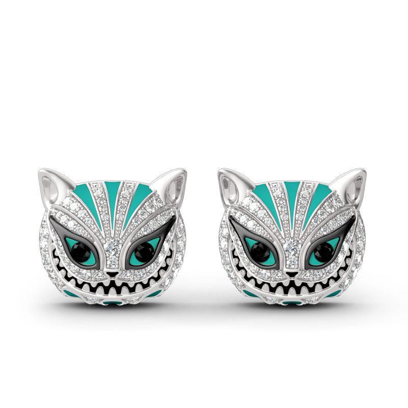 Cheshire Cat Earrings - Cat earrings